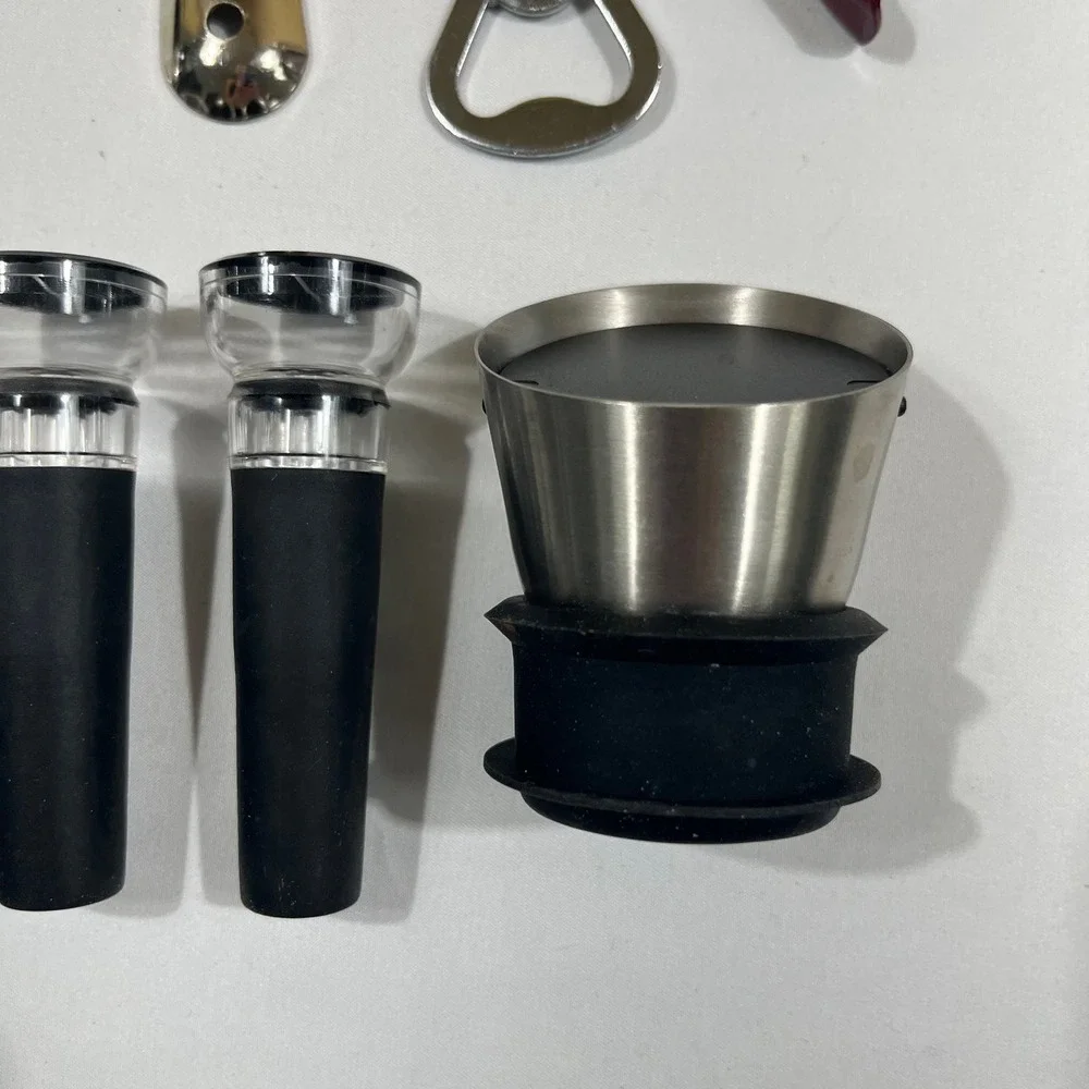 Mixed Barware Set Silver Heineken Opener Butterfly Stopper Wine Tools